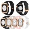 Liquid Silicone Strap With Stainless Steel Frame Shell Set - Image 3