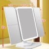 Trifold Makeup Mirror With Light 68 LED Vanity Mirrors 10X Magnifying 180Rotation - Image 9