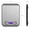 Rechargeable Flat Stainless Steel Kitchen Scale Electronic Scale Small Platform Scale - Image 4