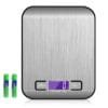 Rechargeable Flat Stainless Steel Kitchen Scale Electronic Scale Small Platform Scale - Image 5