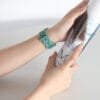 For Watch S9 Texture IwatchS8ULTRAL Silicone Butterfly Buckle Strap - Image 2