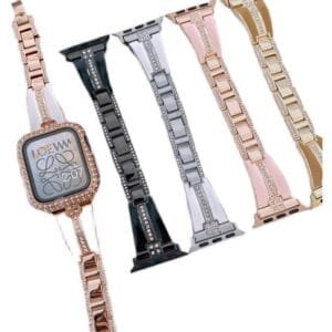 Small Fragrant Wind Bracelet With Diamond Women's Metal Strap