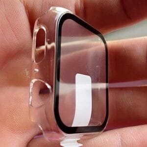 The watch has a full protective cover