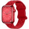 Bamboo Plaid Solid Lace Silicone Sports Apple Watch Strap - Image 4