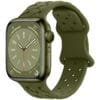 Bamboo Plaid Solid Lace Silicone Sports Apple Watch Strap - Image 6