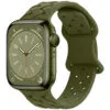 Bamboo Plaid Solid Lace Silicone Sports Apple Watch Strap - Image 6