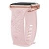 Laser Carved Embossed Brocade Sunflower Silicone Strap - Image 2