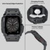 Applicable To Applewatch45678 Generation Star Camouflage Protective Shell Integrated Strap - Image 4