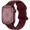 Bamboo Plaid Solid Lace Silicone Sports Apple Watch Strap - Image 10