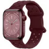 Bamboo Plaid Solid Lace Silicone Sports Apple Watch Strap - Image 10