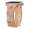 Laser Carved Embossed Brocade Sunflower Silicone Strap - Image 3