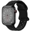 Bamboo Plaid Solid Lace Silicone Sports Apple Watch Strap - Image 2
