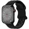 Bamboo Plaid Solid Lace Silicone Sports Apple Watch Strap - Image 2