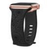 Laser Carved Embossed Brocade Sunflower Silicone Strap - Image 9