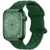 Bamboo Plaid Solid Lace Silicone Sports Apple Watch Strap - Image 5