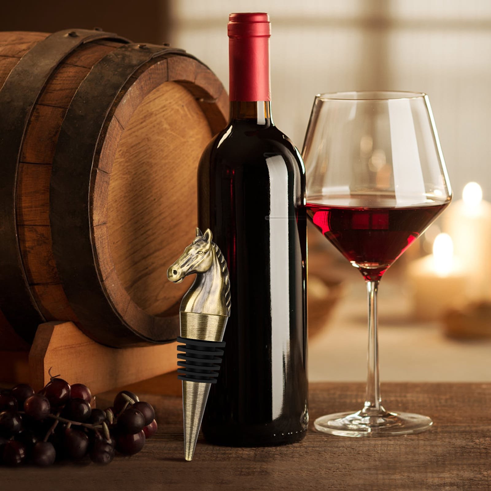Animal-shaped Wine Stopper For Preserving Red Wine, A Kitchen Storage Gift, A Birthday Gift For Universal Wine Preservation Supplies. - Image 6