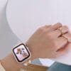 Small Fragrant Wind Bracelet With Diamond Women's Metal Strap - Image 4