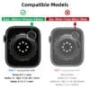 Applicable To Applewatch45678 Generation Star Camouflage Protective Shell Integrated Strap - Image 10