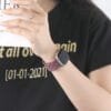 For Watch S9 Texture IwatchS8ULTRAL Silicone Butterfly Buckle Strap - Image 3