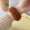 Suitable For 5678910 Generation 42mm 46mm Teddy Plush Elastic Hair Ring Watch Strap - Image 5