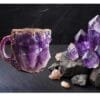 400ml Resin Mineral Crystal Coffee Mugs With Handles Elegant Fake Mineral Crystal Cup For Workplace Home Decor Christmas Gift Kitchen Gadgets - Image 7
