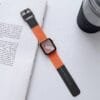 Replaceable Watch Two-tone Leather Strap - Image 3