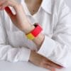 Replaceable Watch Two-tone Leather Strap - Image 10