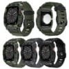Applicable To Applewatch45678 Generation Star Camouflage Protective Shell Integrated Strap - Image 3